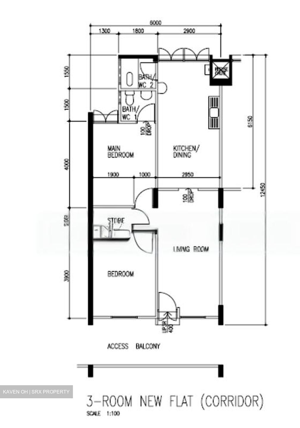 Blk 146 Woodlands Street 13 (Woodlands), HDB 3 Rooms #471031741